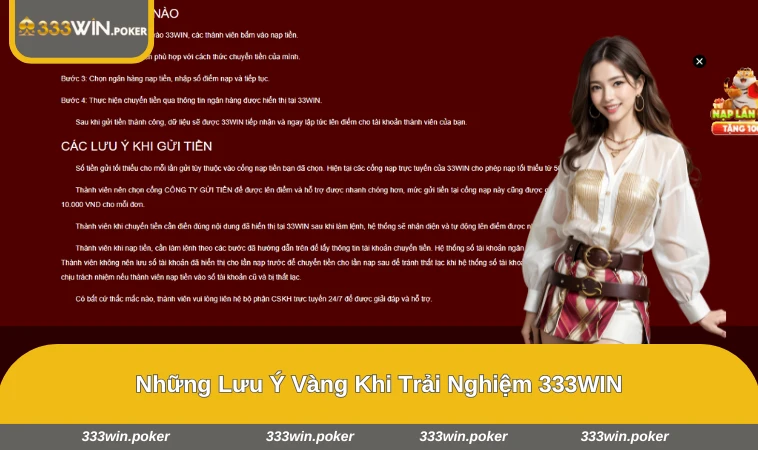 Người chơi tuân thủ lưu ý an toàn và quản lý vốn khi trải nghiệm