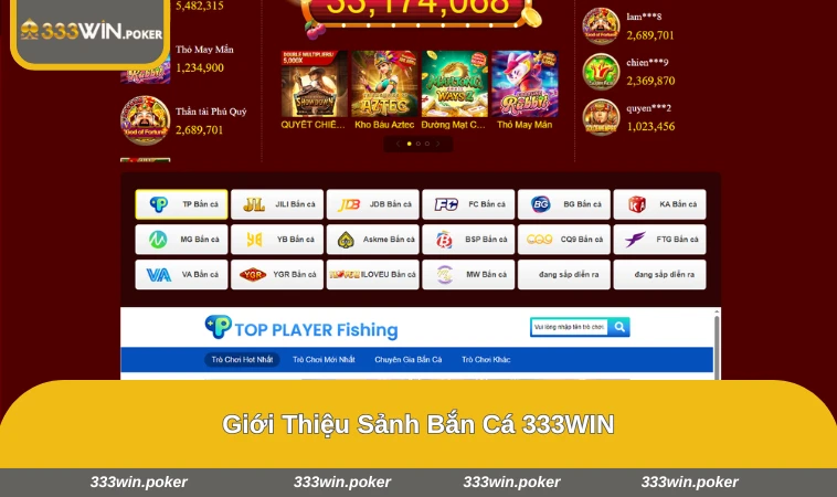 Sảnh chơi có nhiều bàn chơi cho người chơi lựa chọn