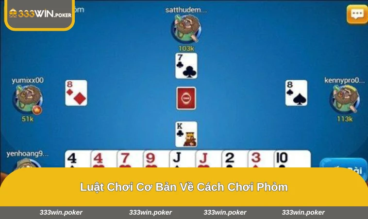 Cách Chơi Phỏm - Hướng Dẫn Dễ Hiểu Và Dễ Áp Dụng Ngay 2 Các lá bài phỏm được xếp thành phỏm sảnh và phỏm bộ