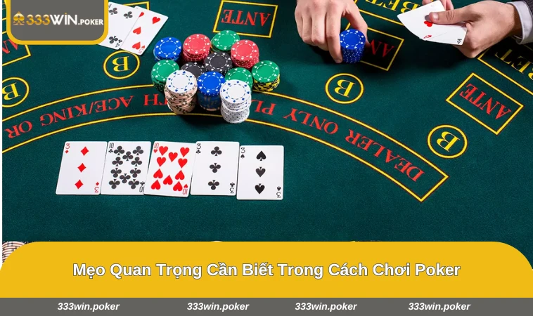 Người chơi quan sát thái độ đối thủ trước khi đưa ra hành động tiếp theo