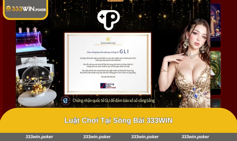 Giao diện bàn cược và luật chơi trong một trò tại 333WIN